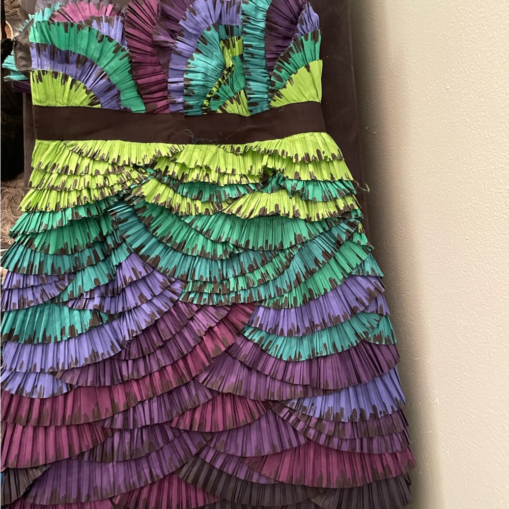 Diane Von Furstenburg Bright Colorful Unique Dress